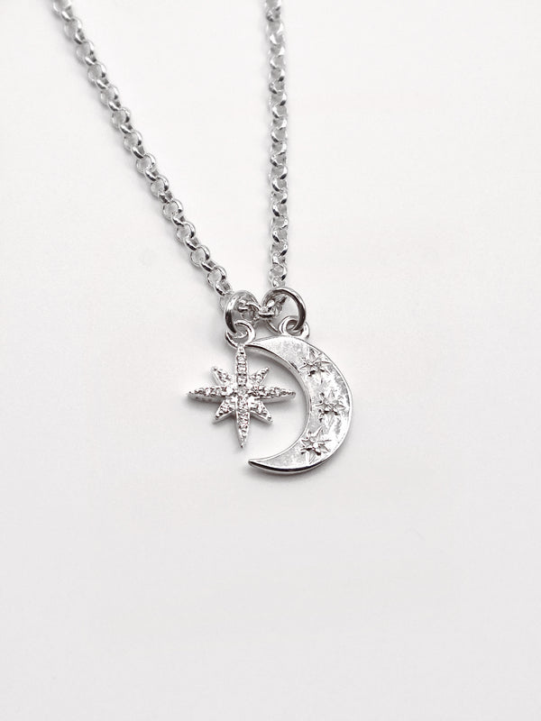 Moon Star Necklace