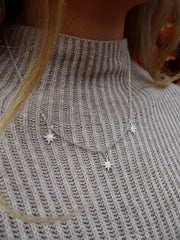 3 Sparkle North Star Necklace