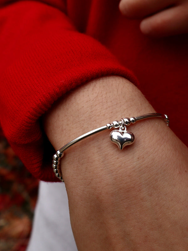 Halle Heart Tube Bracelet