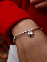 Halle Heart Tube Bracelet