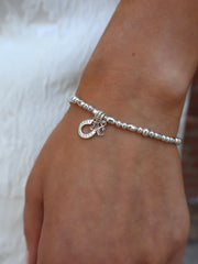 Horseshoe Letter Bracelet