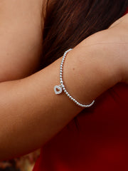 Sparkle Open Heart Bracelet