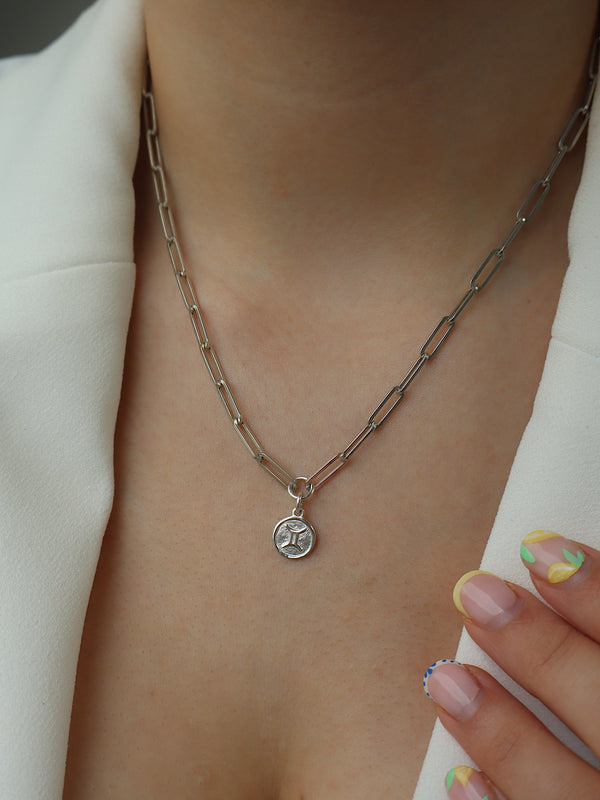 Gemini Paper Chain Necklace