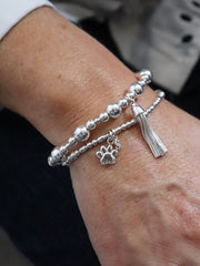 Paw Letter Bracelet