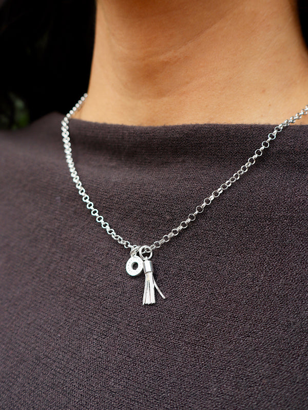 Sparkle Tassel Necklace