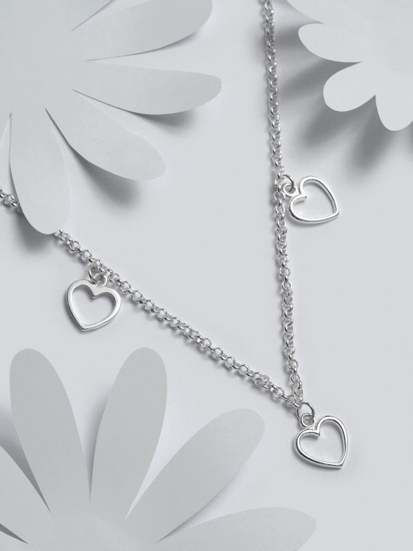 Annie 3 Love Heart Necklace