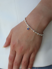 Sapphire September Birthstone Bracelet
