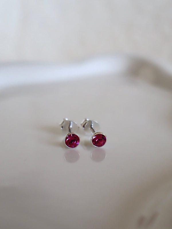 Tourmaline October Birthstone Stud Earrings