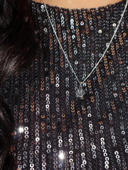 Engraved Initial Disc Necklace