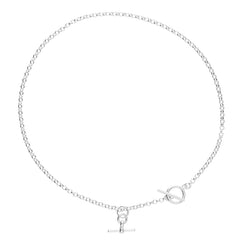 Double T Bar Necklace