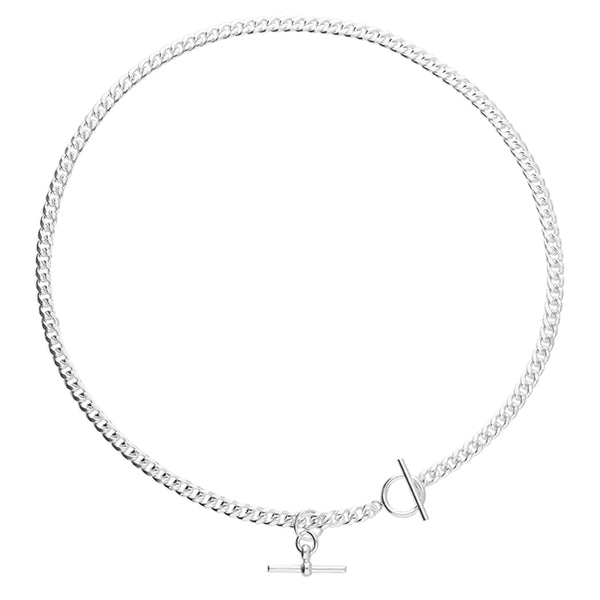 Luxury Cuban Double T Bar Necklace