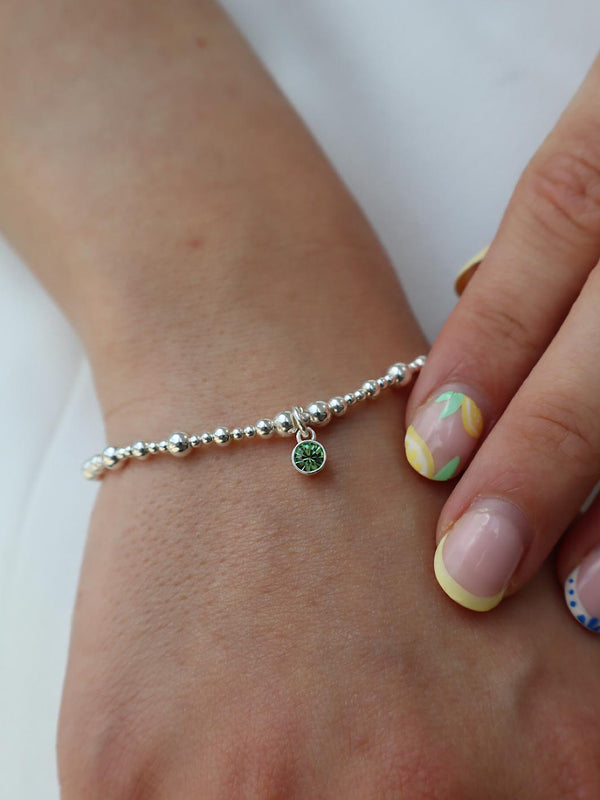 Peridot August Birthstone Bracelet