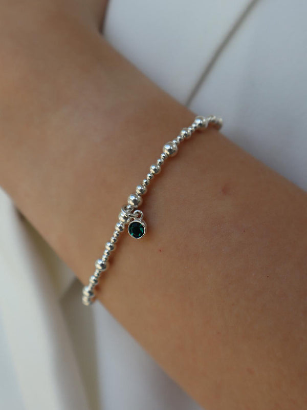 Emerald May Birthstone Bracelet