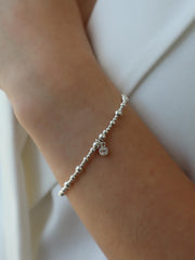 Diamond April Birthstone Bracelet