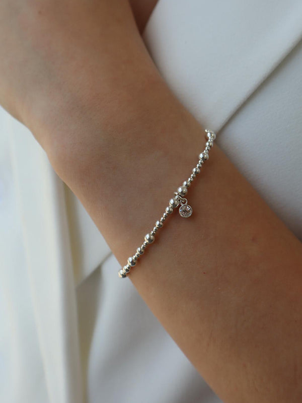 Diamond April Birthstone Bracelet