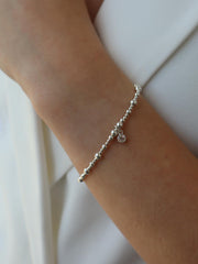 Diamond April Birthstone Bracelet