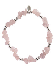 Rose Quartz Chip Anklet