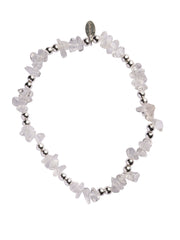 Rock Crystal Chip Anklet
