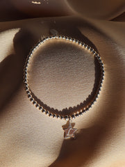 Engraved Initial Star Bracelet