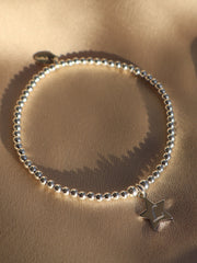 Engraved Initial Star Bracelet