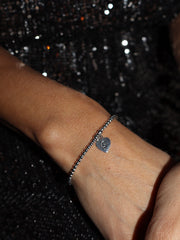 Engraved Initial Heart Bracelet
