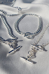 Double T Bar Necklace