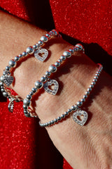 Sparkle Open Heart Bracelet