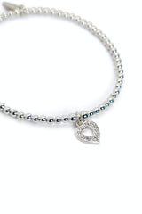 Sparkle Open Heart Bracelet