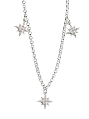 3 Sparkle North Star Necklace