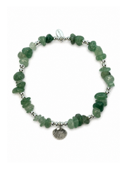 Shell Aventurine Anklet