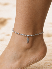 Seahorse Mixed Bead Anklet