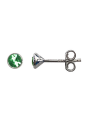 Peridot August Birthstone Stud Earrings
