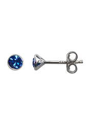 Sapphire September Birthstone Stud Earrings