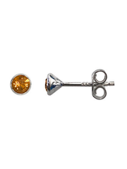 Topaz November Birthstone Stud Earrings