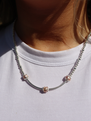 Filigree Blush Pippa Pearl Necklace
