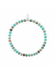 Marble Disc Bead Bracelet