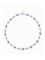 Cornflower Blue Beaded Anklet