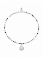 Shell Mixed Bead Anklet