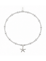 Starfish Mixed Bead Anklet