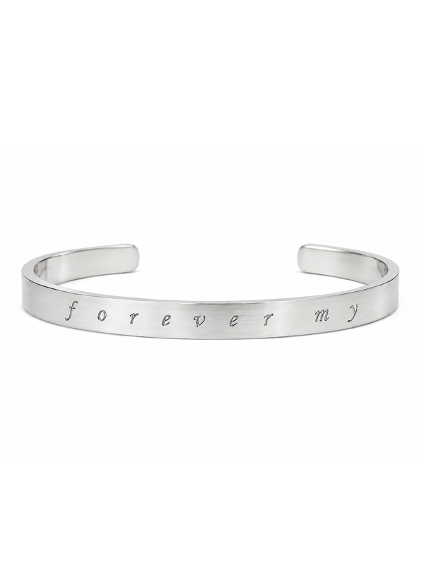 Luxury Engraved Cuff Bangle