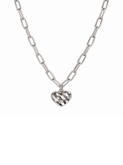 Sienna Swirl Heart Necklace