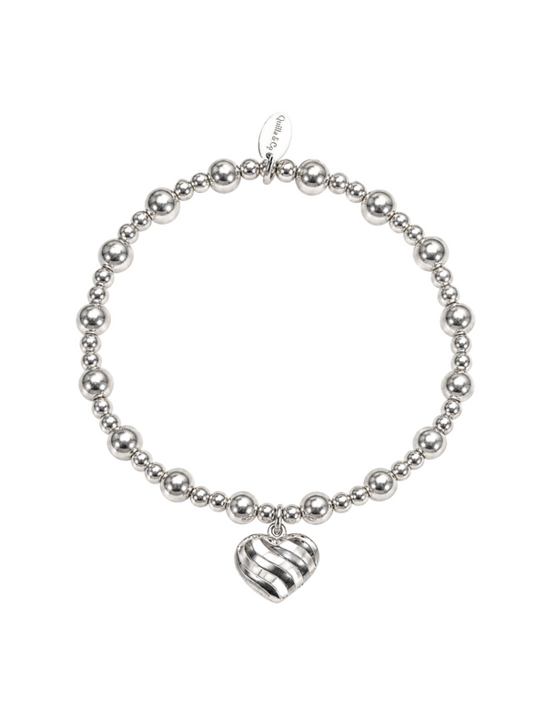Sienna Swirl Heart Bracelet
