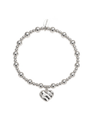 Sienna Swirl Heart Bracelet