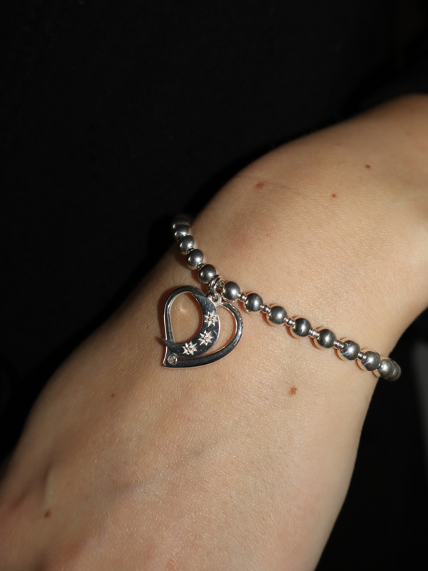 Love to The Moon and Stars Bracelet