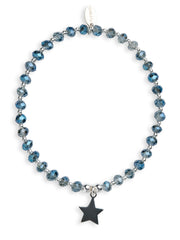 Cassie Navy Star Bracelet