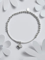 Halle Heart Tube Bracelet