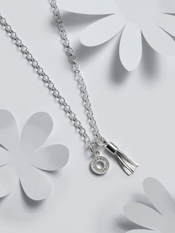 Sparkle Tassel Necklace