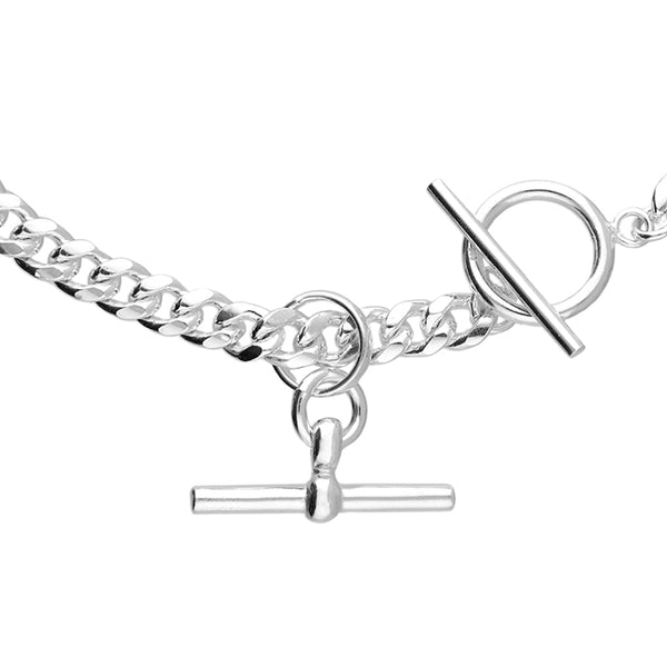 Luxury Cuban Double T Bar Necklace