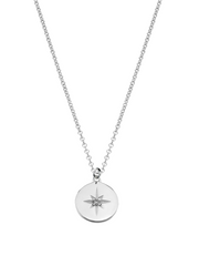 North Star Disc Necklace