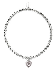 Sparkle Heart Bracelet